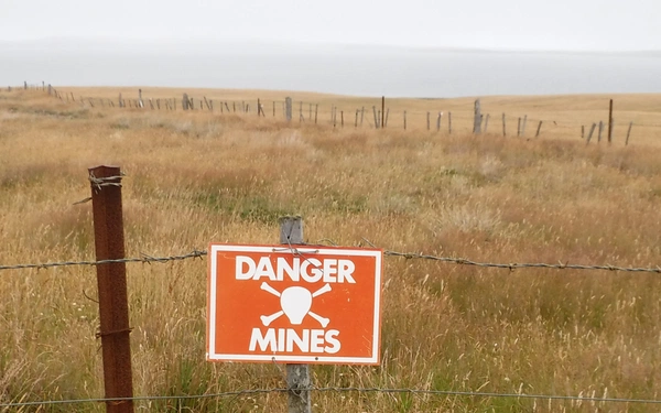 21 Old Minefields Are Well Marked And Fenced Off