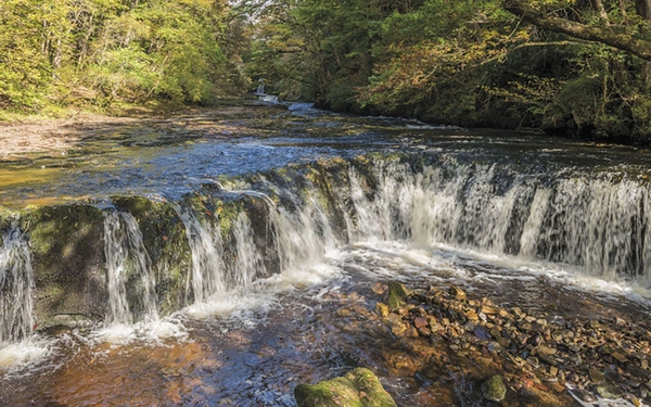 Sgwd y Bedol on the Nedd Fechan (Brecon Beacons)