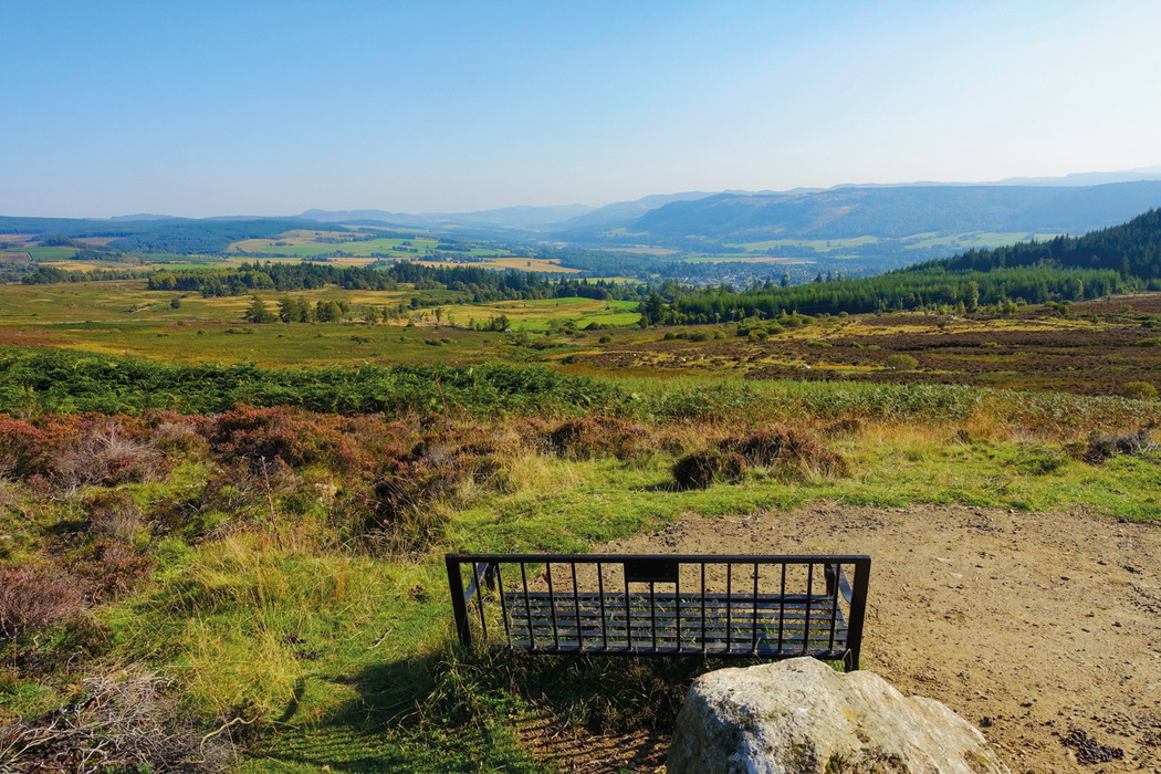 Benches along the route
