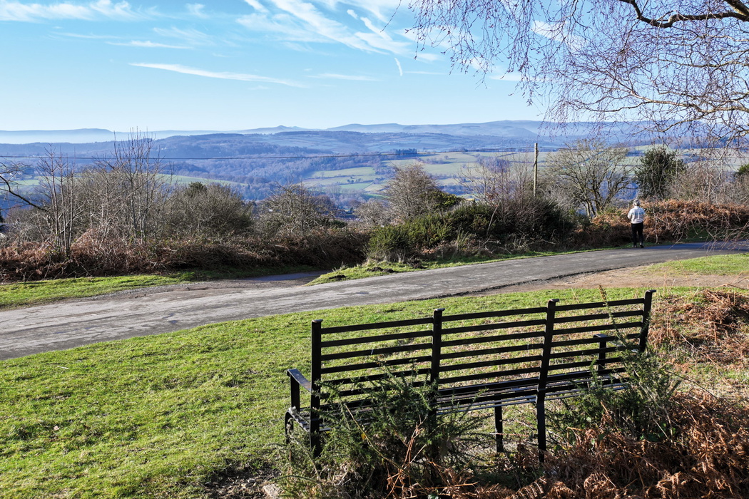 Looking towards welsh hills