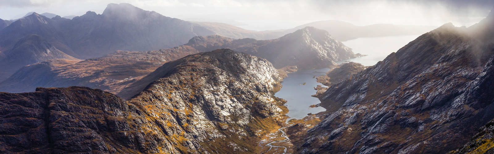 View from Sgurr a’ Mhadaidh, Skye Munros