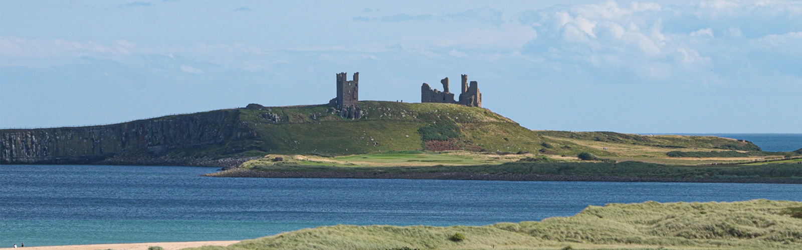 Dunstanburgh Castle seen from Kelsoe Hill