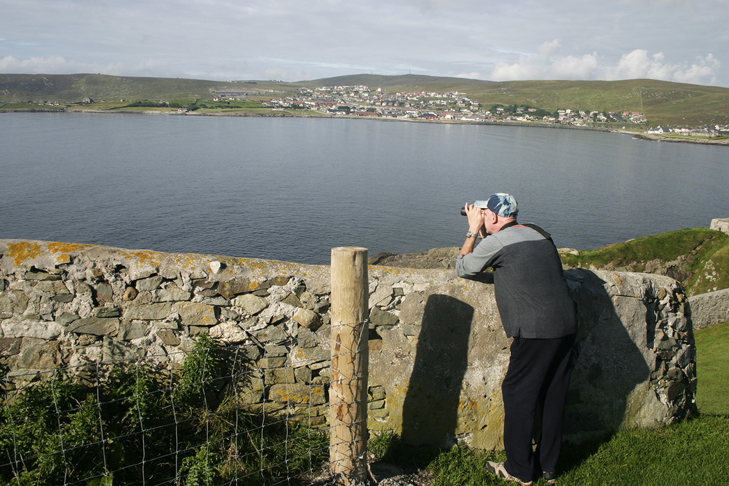 Lerwick Town Trail: Looking out from the Knab