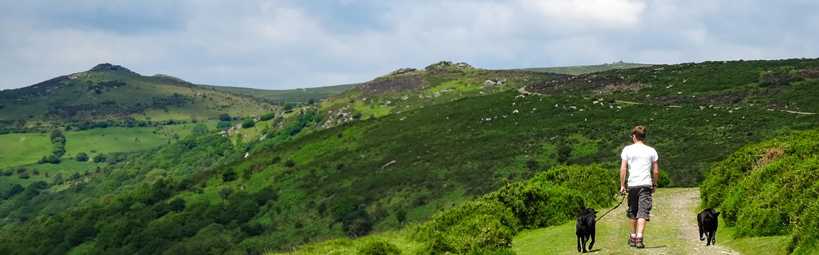 On Dr Blackall’s Drive, heading towards Mel Tor on the Two Moors Way