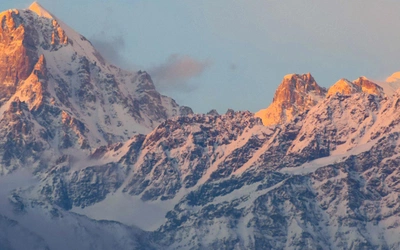 Late light on Srikanth, Indian Himalayas