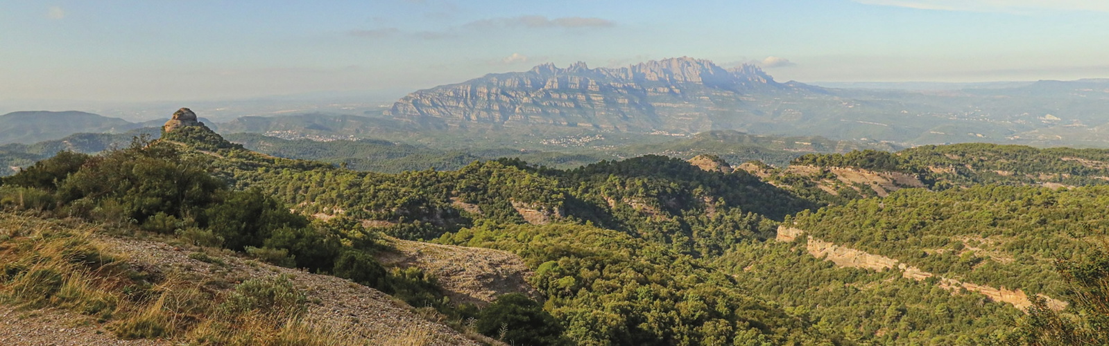 Enjoy the views towards the Montserrat range Walk 20