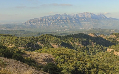 Enjoy the views towards the Montserrat range Walk 20