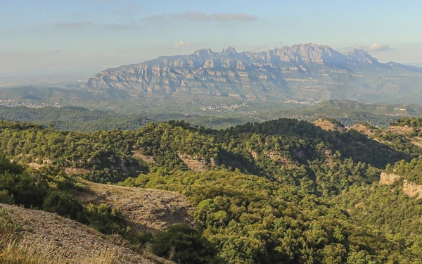 Enjoy the views towards the Montserrat range Walk 20