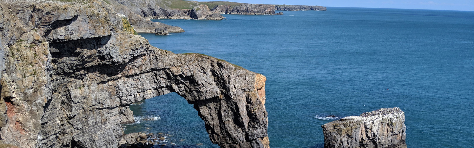 Green Bridge of Wales, on the Pembrokeshire Coast Path