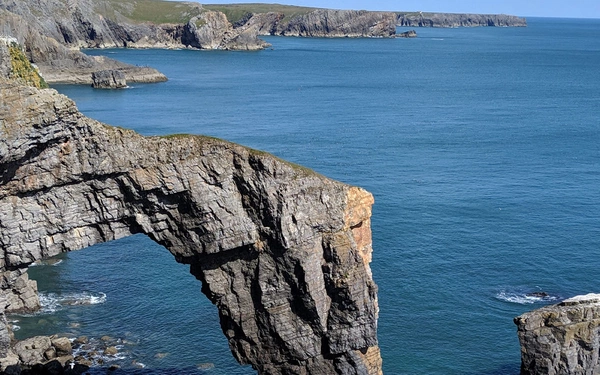 Green Bridge of Wales, on the Pembrokeshire Coast Path