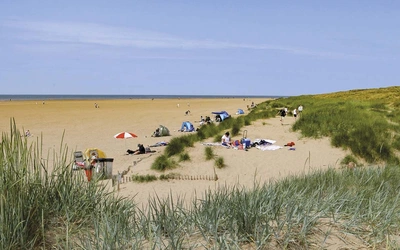 St Anne's dunes and beach on King Charles III Coast Path