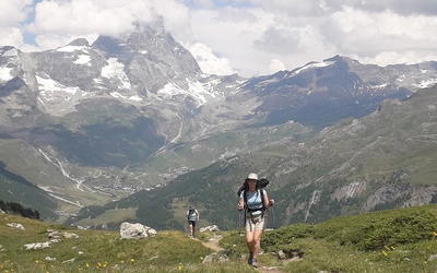 Climbing from Cervinia