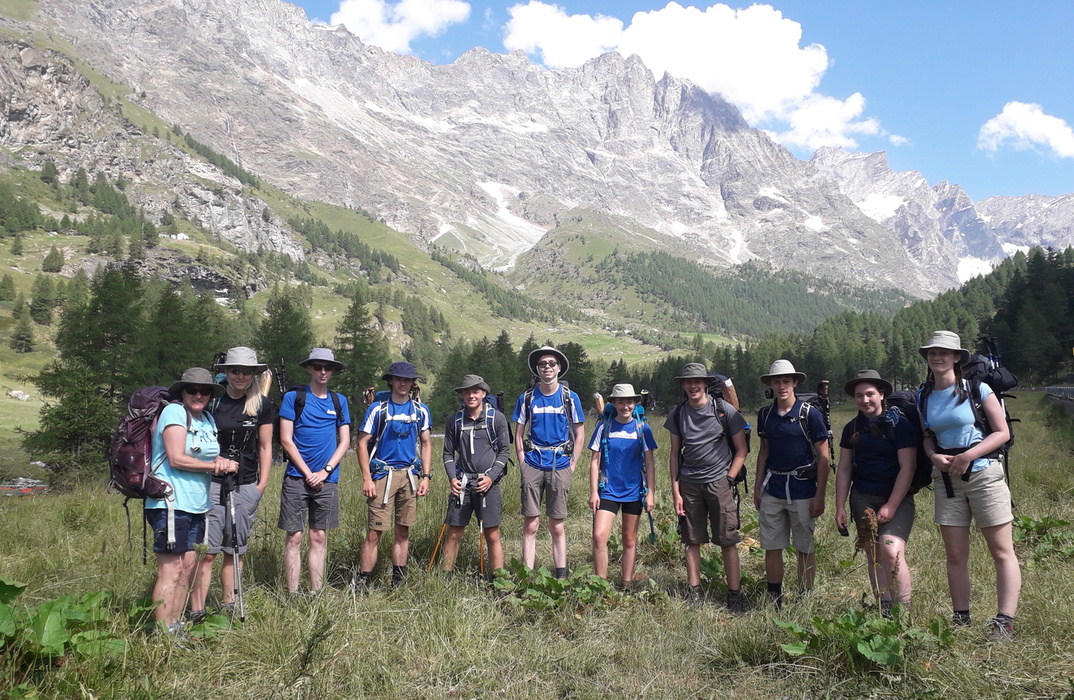 The team in Valtournenche