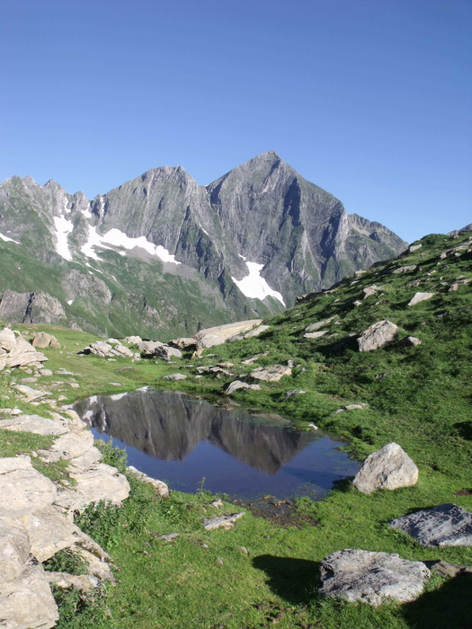 Mont  Valier From The  Bouche D Aula  Gr10