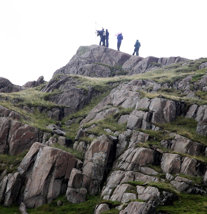 Surveying Above Bwlch Y Moch