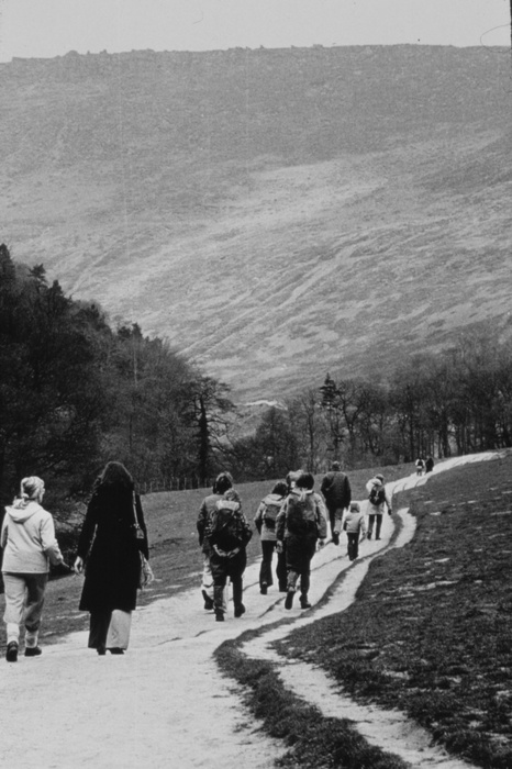 Grindsbrook Meadows In Edale In The 1970S