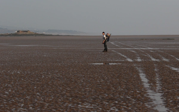Tidal island of Hillbre, Merseyside