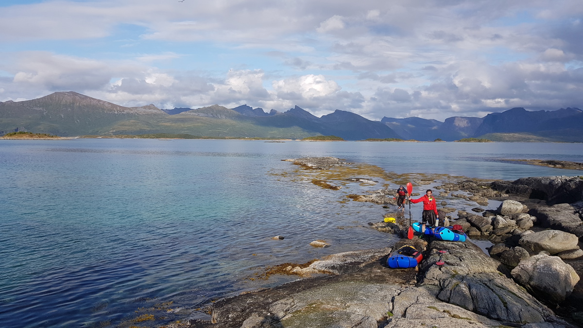 Landing on the island of Flatholmen
