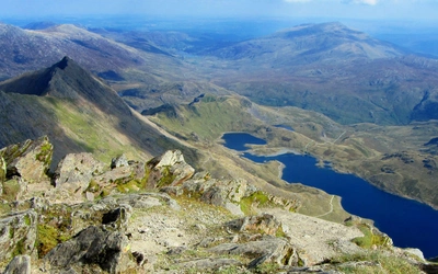 View from the summit of Snowdon
