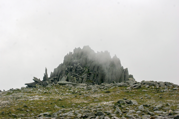 Castell Y Gwynt Wreathed In Mist