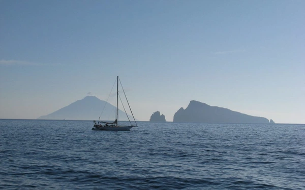 Early Morning Views Of Stromboli And Basiluzzo