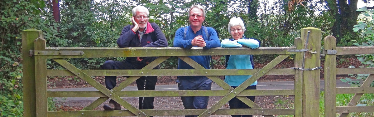 Kev, Min, and Jonathan in Kent