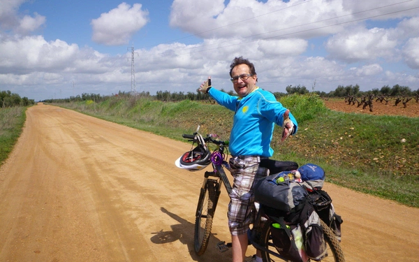 Nice wide easy cycling along the Via de la plata
