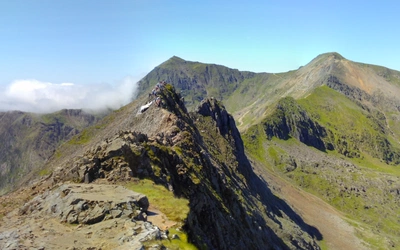 The Snowdon Horseshoe With Crib Goch Garnedd