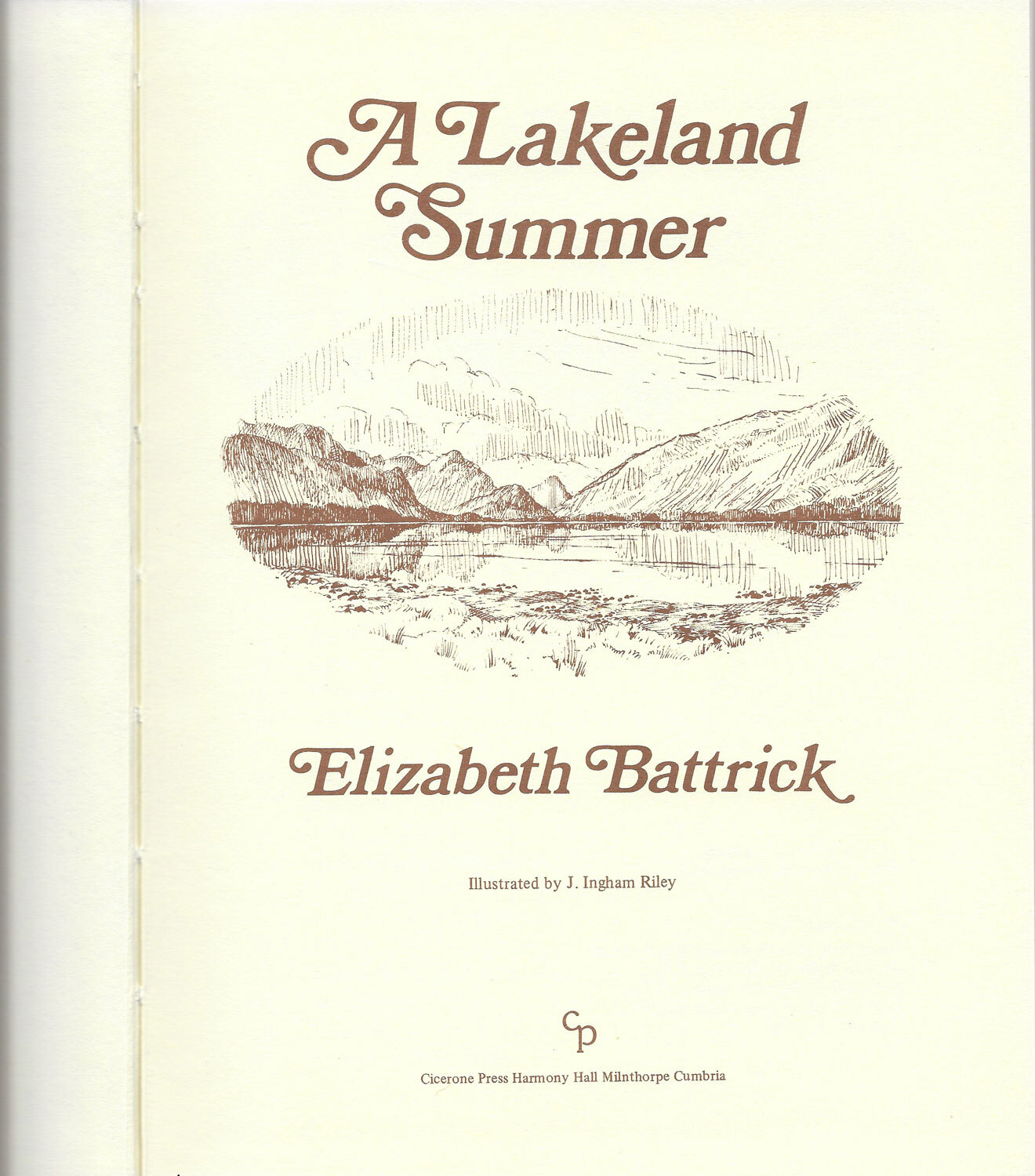 A Lakeland Summer, by Elizabeth Battrick | Cicerone Press
