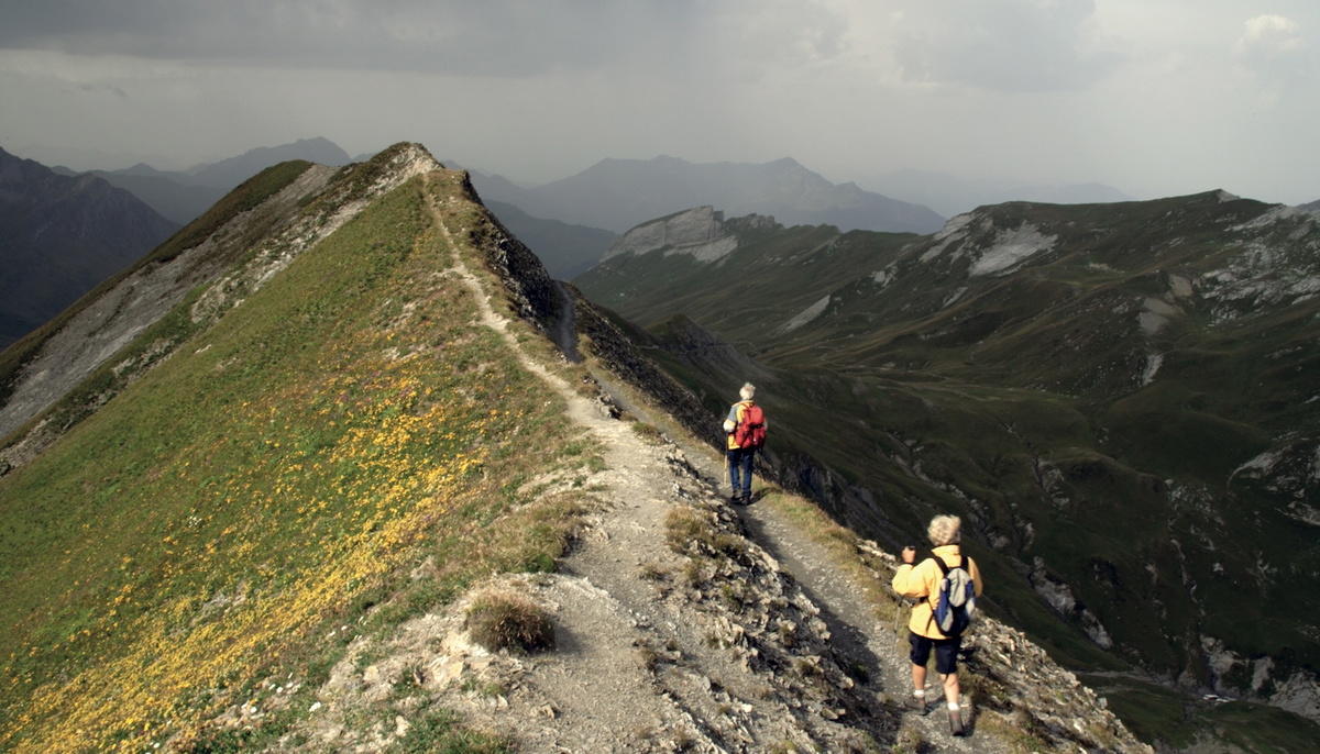 The infamous Crete des Gittes on the GR5