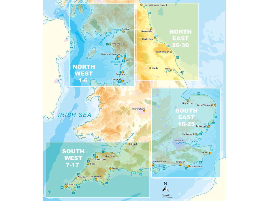 Great walks on the england coast path overview map W1400 H1050 Mletterbox L Bfff