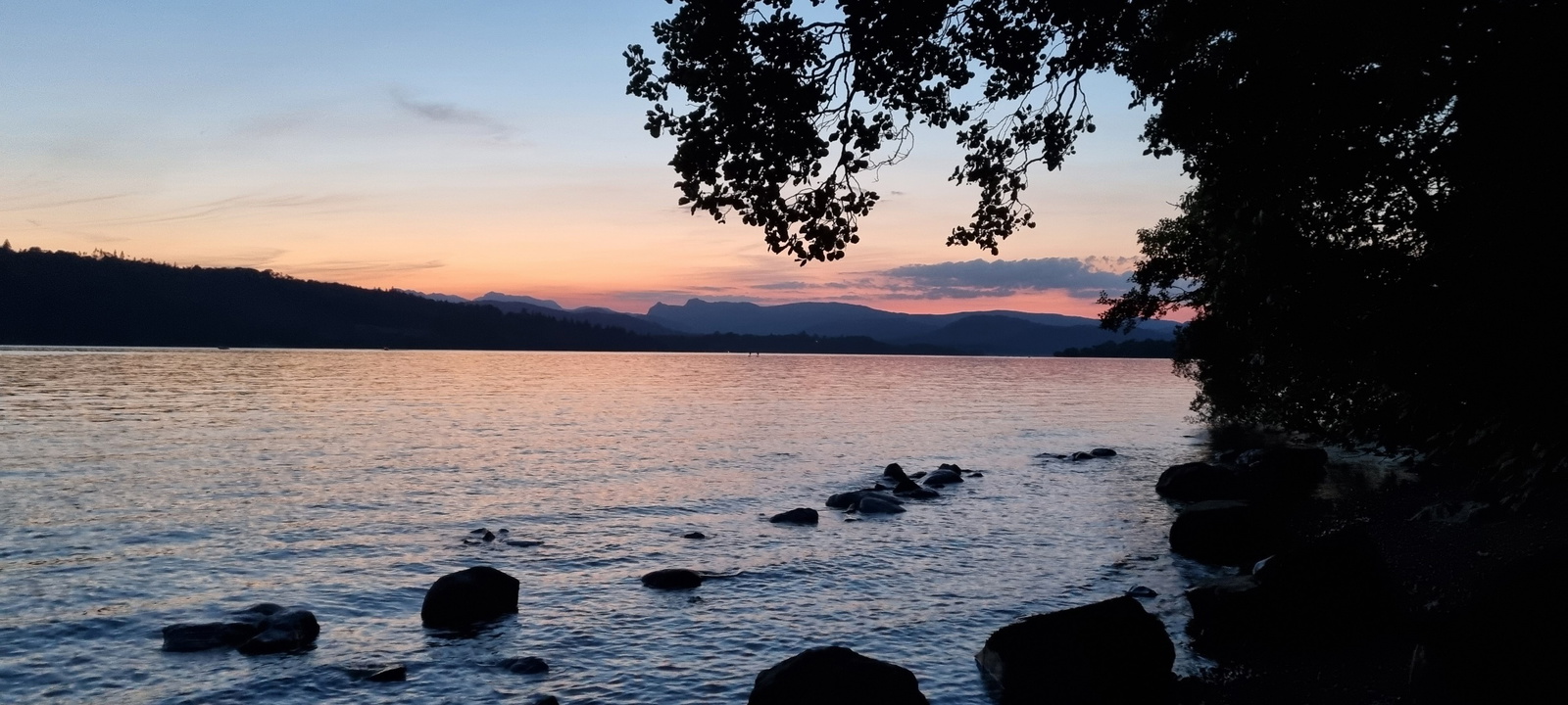 Lake Windermere at sunset