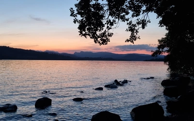 Lake Windermere at sunset