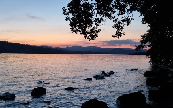 Lake Windermere at sunset