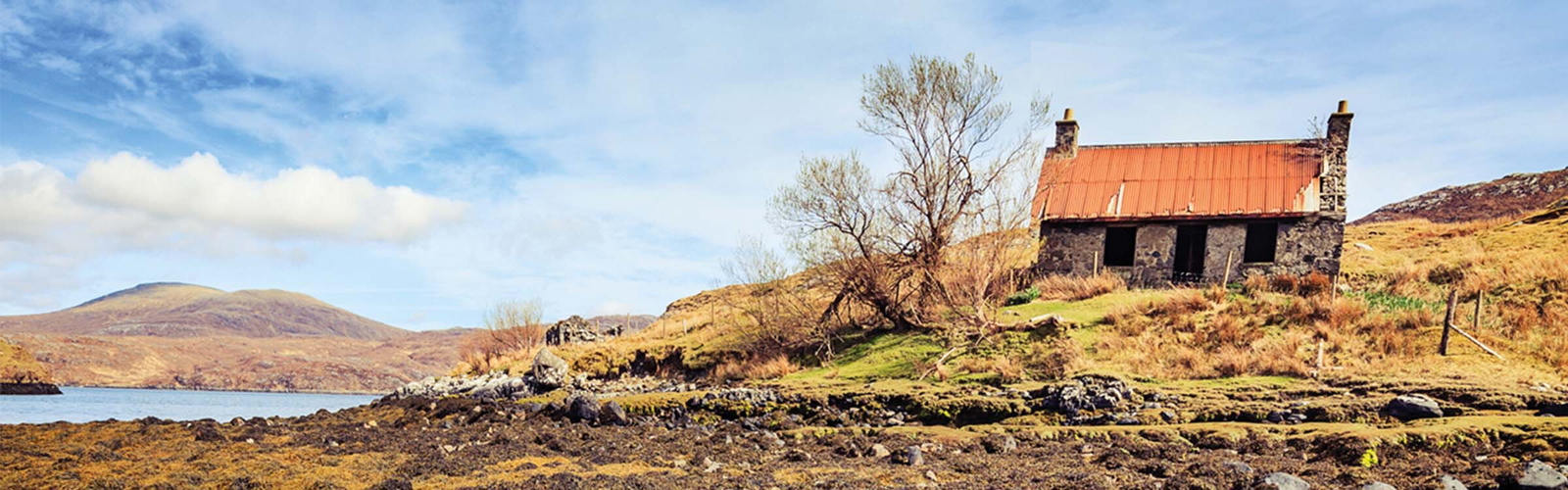 Abandoned cottage Eilean Anabeich