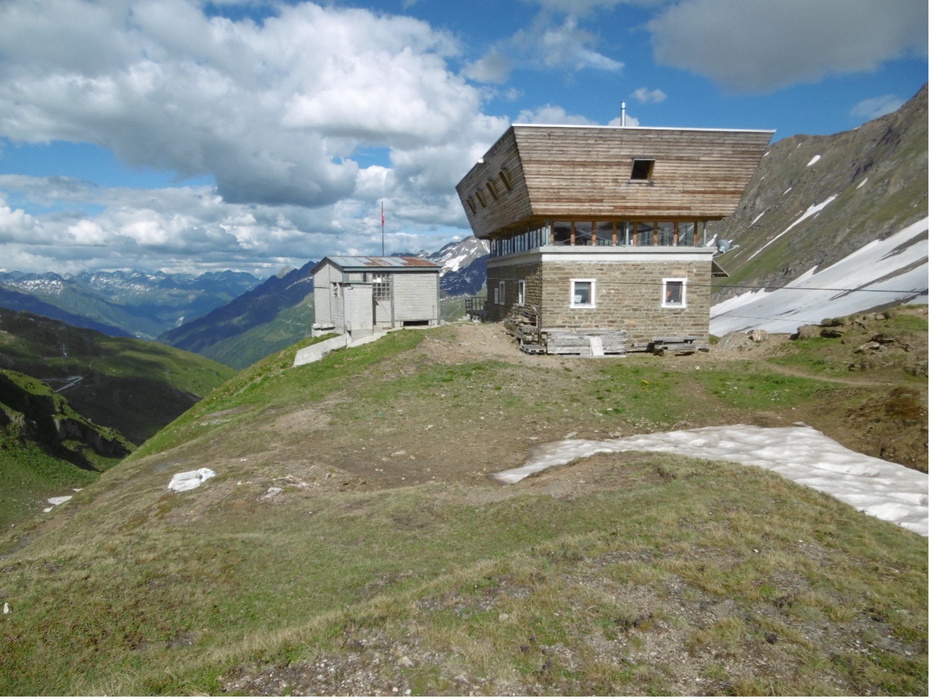 My firsts nights accommodation before crossing the border the Capanno Corno Gries